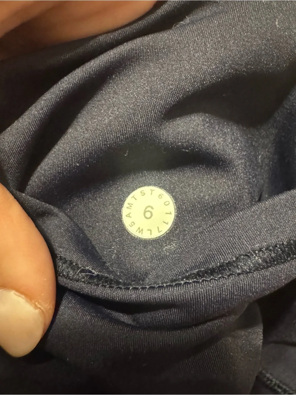 lululemon Fast & Free 7/8 Tight II Leggings Pockets Midnight Navy Blue 6 Crop-